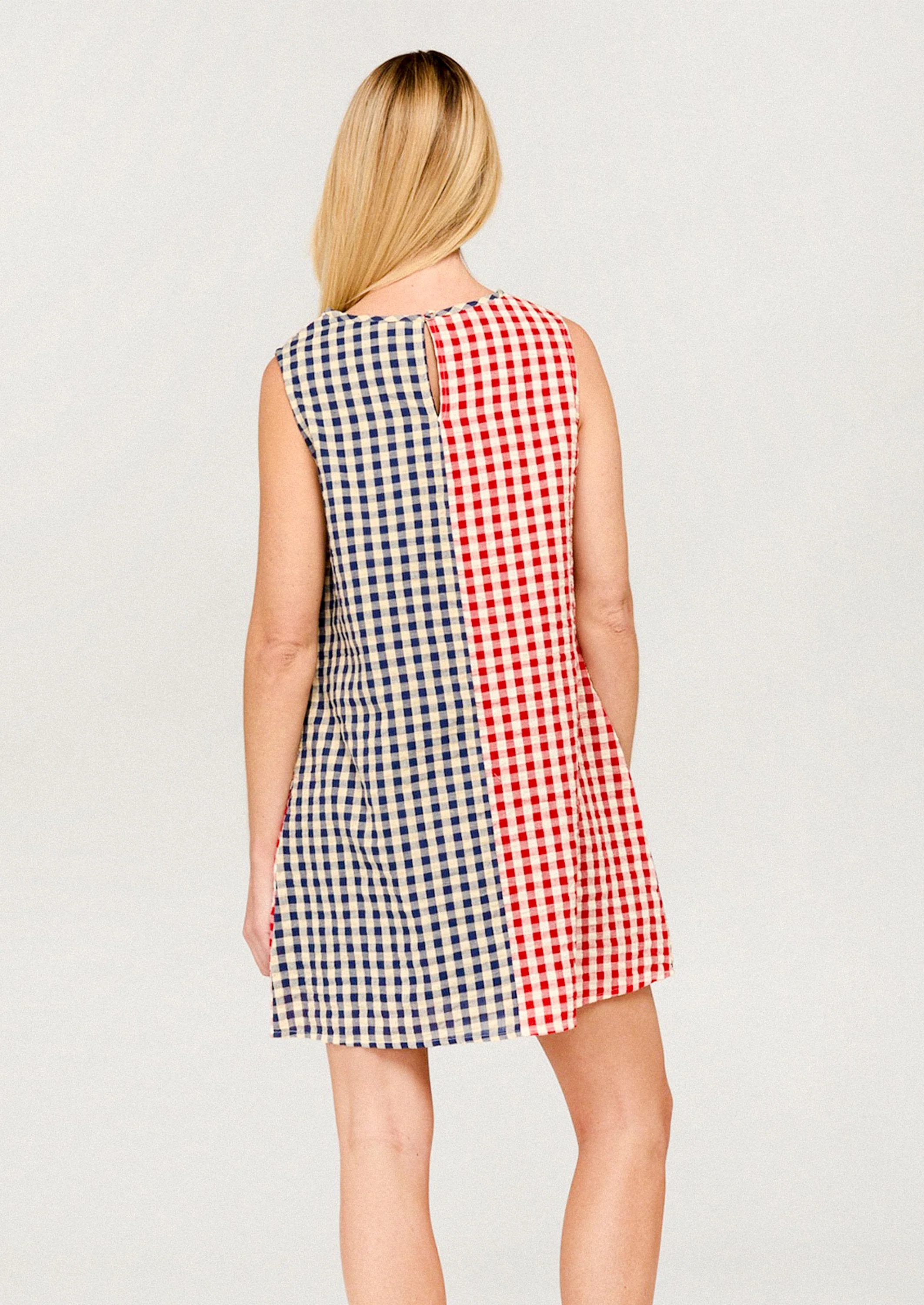 Gillie Gingham Shift Dress - Image 3
