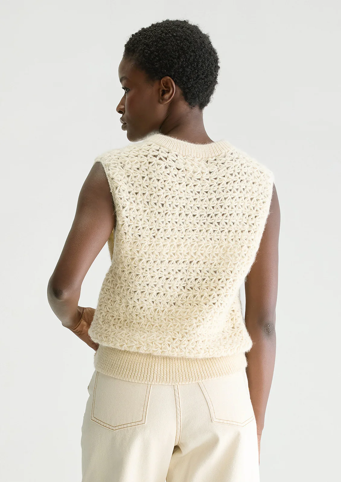 Moony Wool Sweater Vest - Image 3