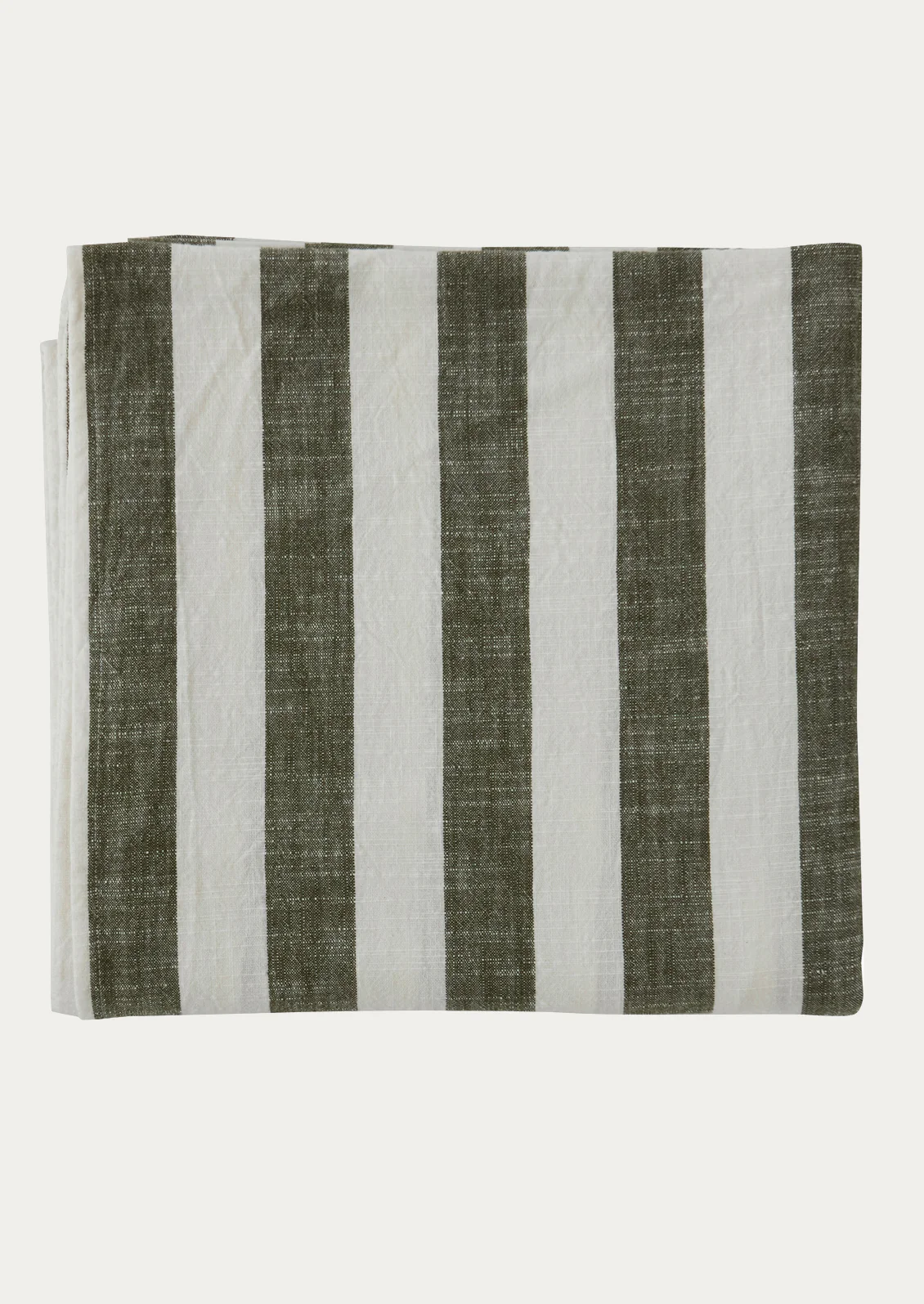 Organic Cotton Striped Tablecloth - Image 3