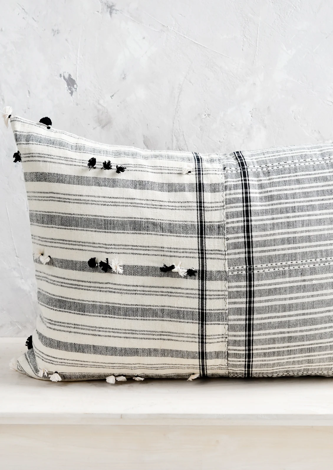 Rebari Pillow in Black Madras - Image 3