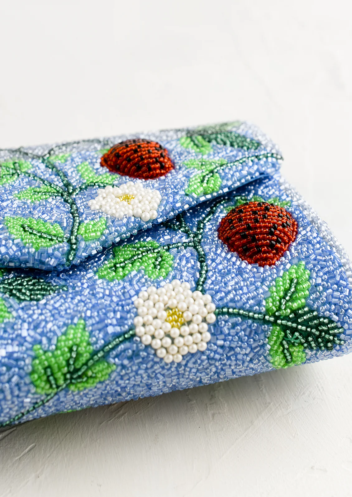 Strawberry Fields Beaded Clutch - Image 3