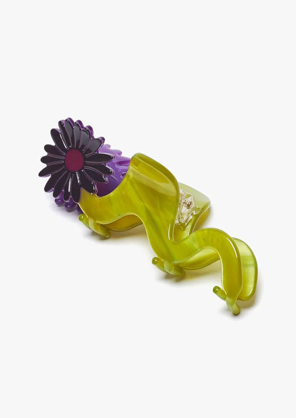 Wavy Flower Hair Claw - Image 3
